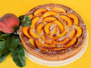 Torta di pesche di B.